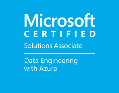 MCSA | Data Engineering with Azure certification logo