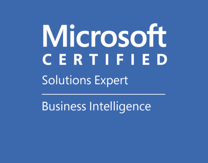 MCSE | Business Intelligence certification logo
